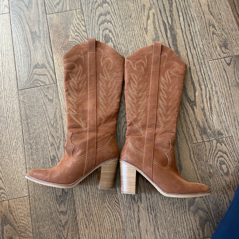 Altar’d State Tall Brown Western Boots.